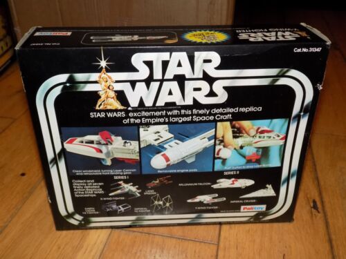 Cravatta vintage Star Wars pressofusa Y Wing Fighter Vader incrociatore imperiale in scatola MOC - Foto 10 di 33