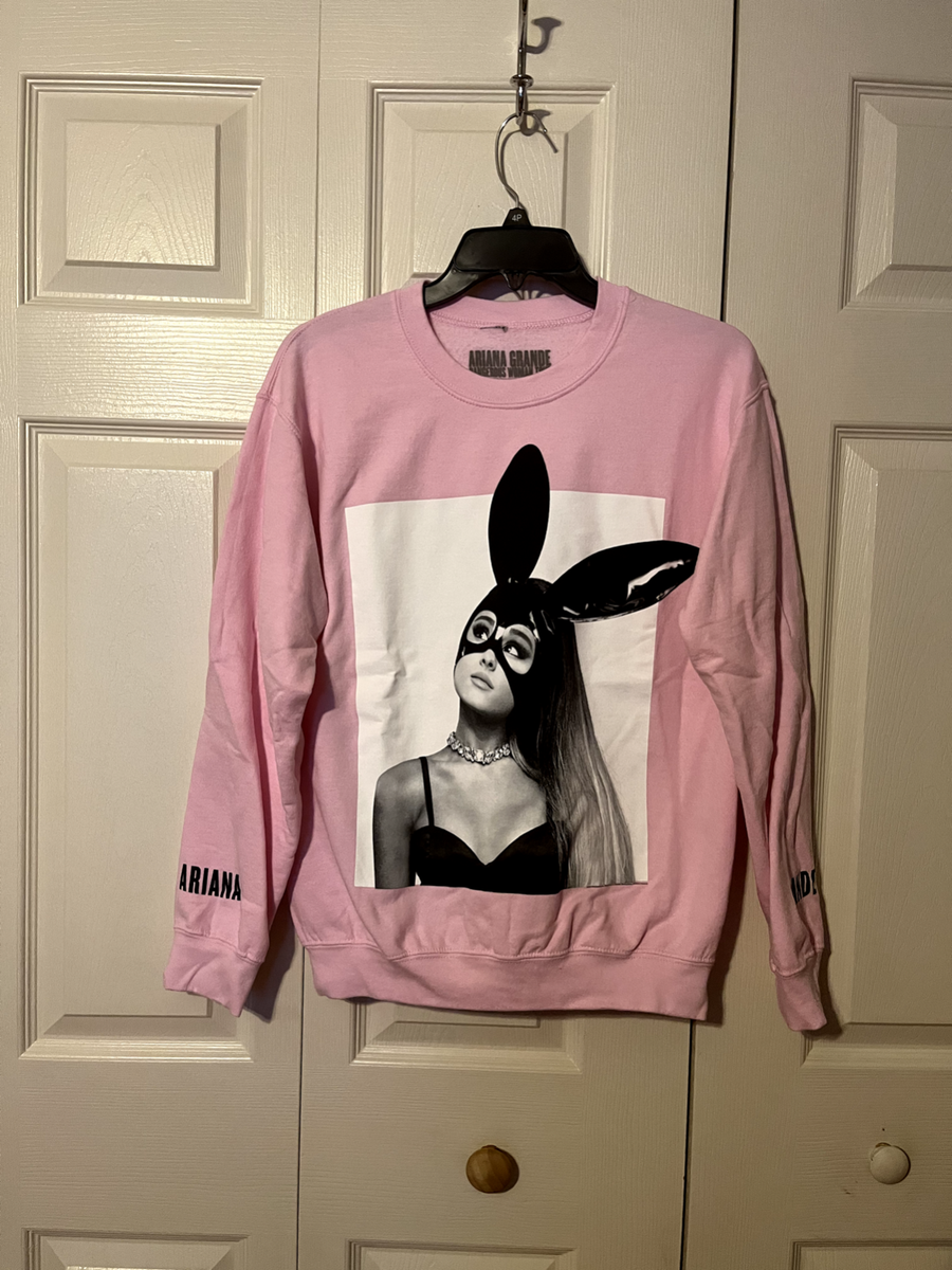 Ariana Grande Dangerous Woman Tour Crewneck Sweatshirt 2017 Pink