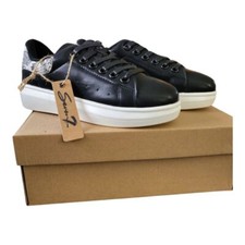 Seven7 Miki Sneaker Black/snake Size 10 New