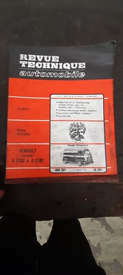 Revue Technique Renault Estafette 1.1 (1962-1964) - Manuel D'atelier, Réparation, Entretien - Édition D'occasion