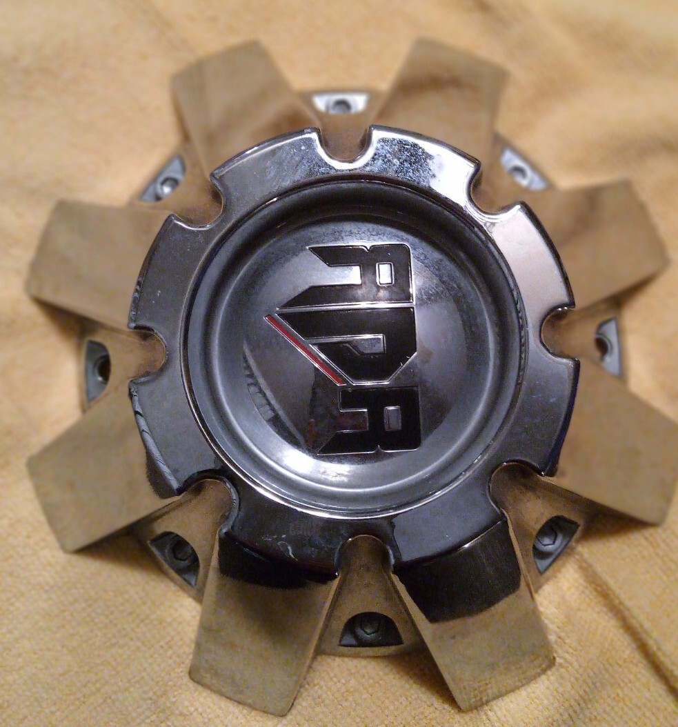 Red R Wheel Cap RDR Red Dirt Road Wheels Chrome Center Cap w/ BOLTS Part # CBRD1-2P | eBay
