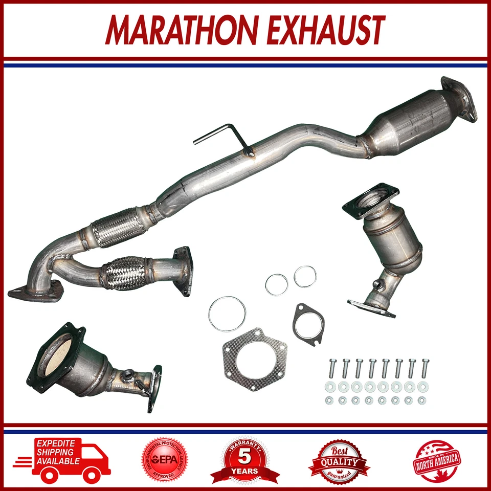 Juego de los tres convertidores catalíticos para Nissan Murano 2008-2019 3,5 L en stock  Foto 4 de 4