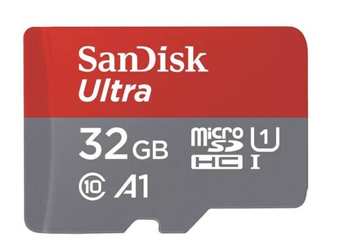 SanDisk Ultra 32 Go Classe 10 UHS-I microSDHC Carte Mémoire - Foto 1 di 1