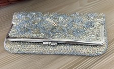 1920s-30s Vintage Beaded Floral Art Deco Clutch Hand Bag