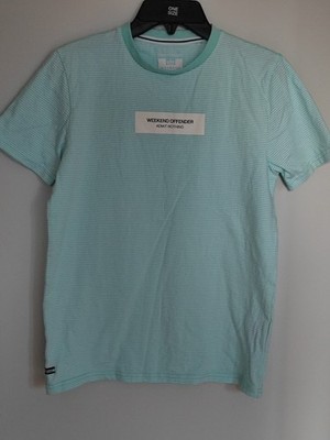 Weekend Offender Admit Nothing Kurzarm T-Shirt Mintgrün Größe S