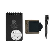 Rite in The Rain All-Weather Monsoon Adhesive Pen and Card Holder Kit, Black ...