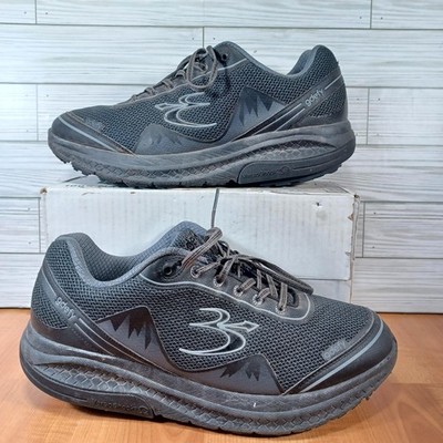 Gravity Defyer Mighty Walk Shoes Mens 13 Wide Black TB9024MBL-W Gdefy Low Top
