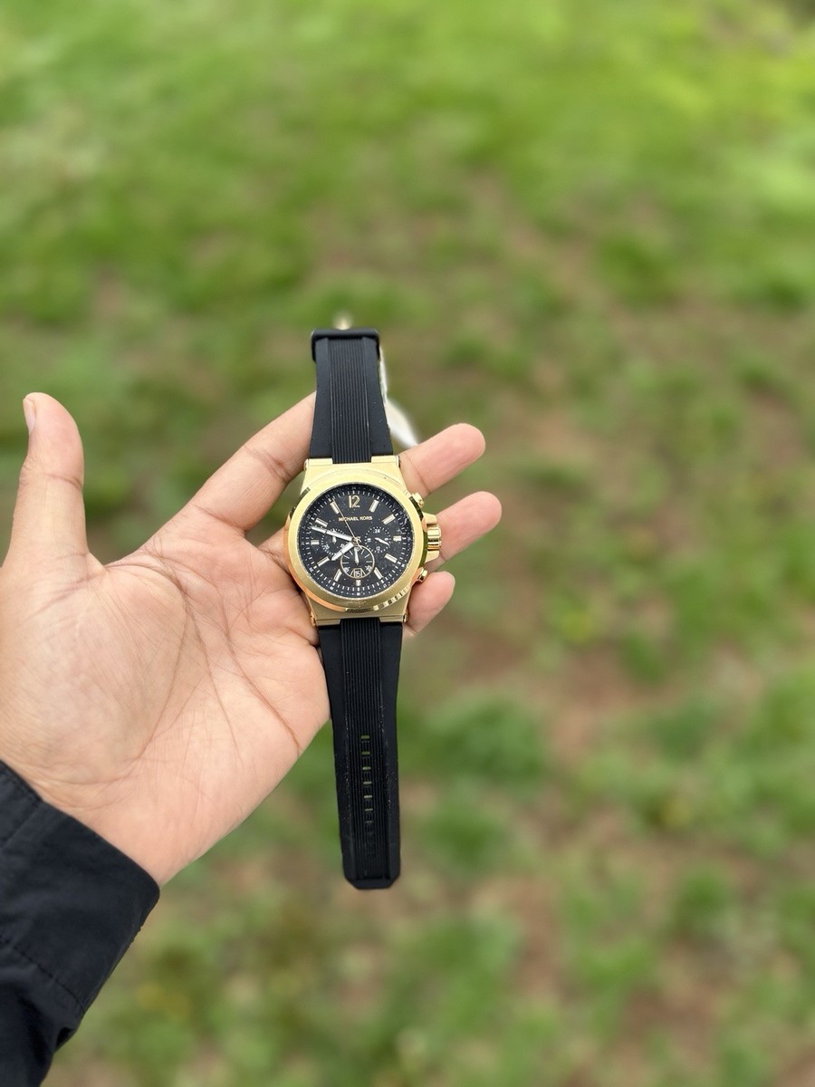 Michael Kors Men's Dylan Chronograph Black Dial Watch | eBay