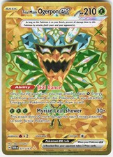 Teal Mask Ogerpon ex Holo Hyper Rare SV06: Twilight Masquerade 221/167 NM on eBay