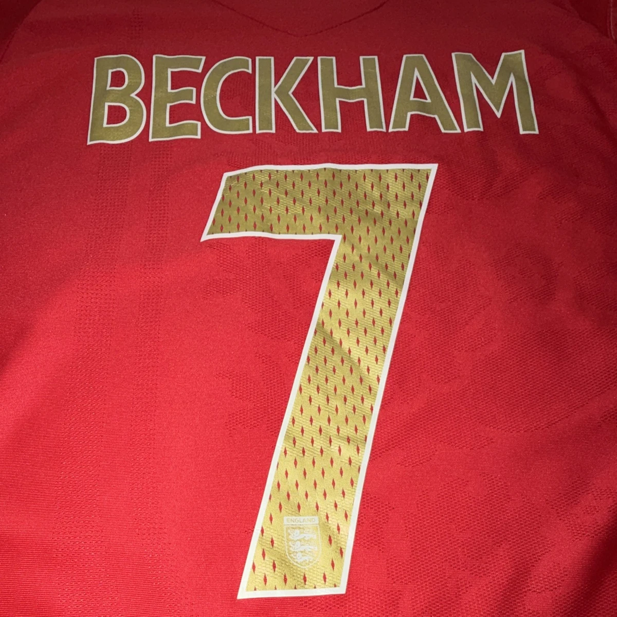 David Beckham Red National Team Soccer Fan Apparel & Souvenirs for