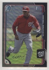 2015 Bowman Asia Exclusive Black Wave Refractor Rafael Bautista #BCP42 3e3