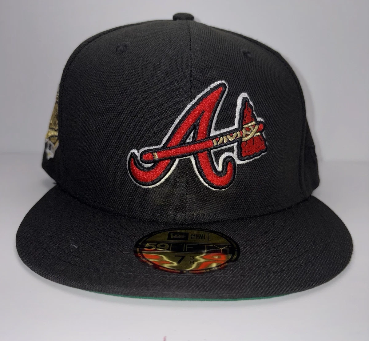 Atlanta Braves Black 7 3/8 Size MLB Fan Apparel & Souvenirs for
