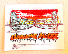 Umphrey's McGee show poster - Wilmington 2023 - T Shaw - RARE, LE, SOLD OUT