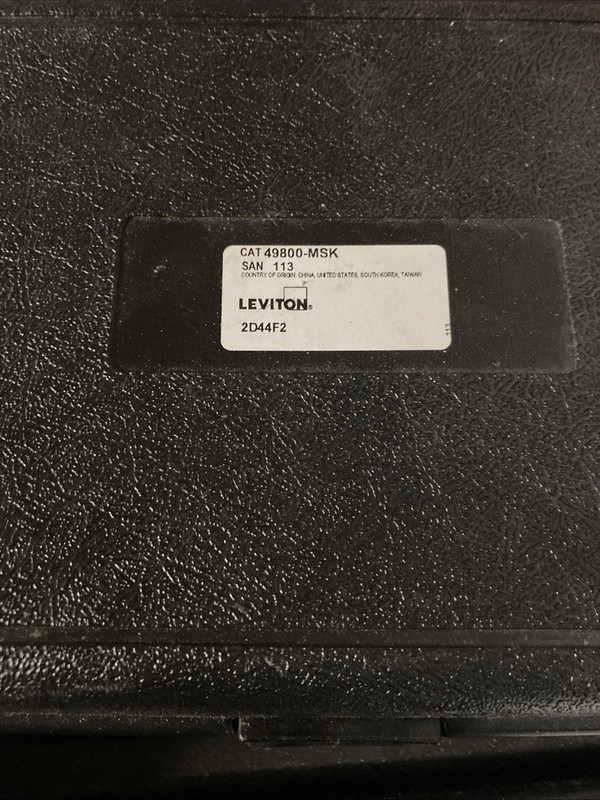 Leviton (49800-MSK) FASTCAM Connector Opt-X Fiber Cleaver Tool Kit* With 50 ST