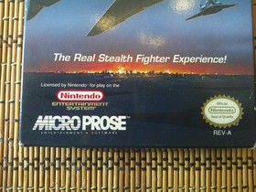 F-117A Stealth Fighter NES Nintendo Complete CIB W Poster & Reg Card Rare NEW