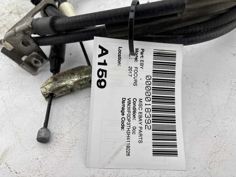 12-18 Ford Focus RS rear parking brake cable lines left & right assembly OEM - Image 2 of 4