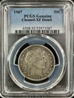 1907 (P) Barber Half Dollar - PCGS XF Details (Cleaned) - Looks Nicer!