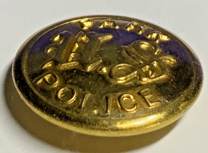 1-й выпуск полиции национального парка США (Вашингтон, округ Колумбия) латунное пальто кнопка 23 мм 1903 - Изображение 3 из 4