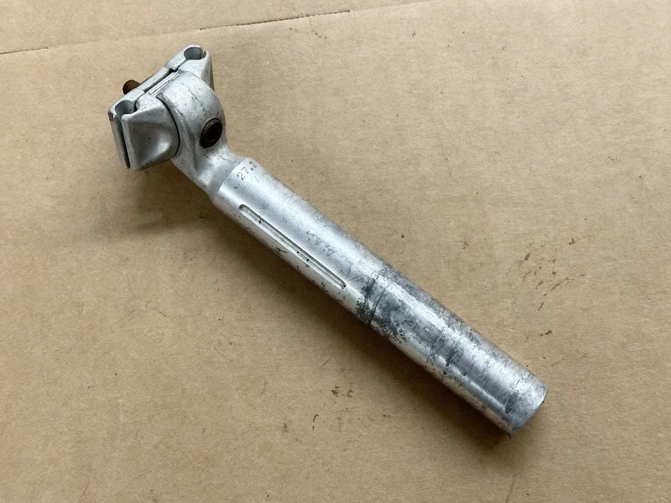 Tija de sillín de bicicleta vintage 27,2 mm 8 pulgadas Foto 2 de 4