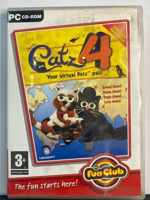 Catz 4 PC CD-ROM 2001 Ubisoft Virtual Pet Simulation PC Fun Club