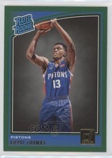 2018-19 Panini Donruss Rated Rookies Green Flood Khyri Thomas #173 1p5