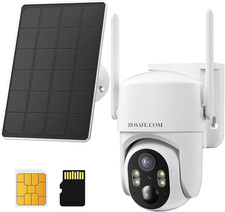 No WIFI Security Camera No Internet Needed, 4G LTE Cellular Security Camera