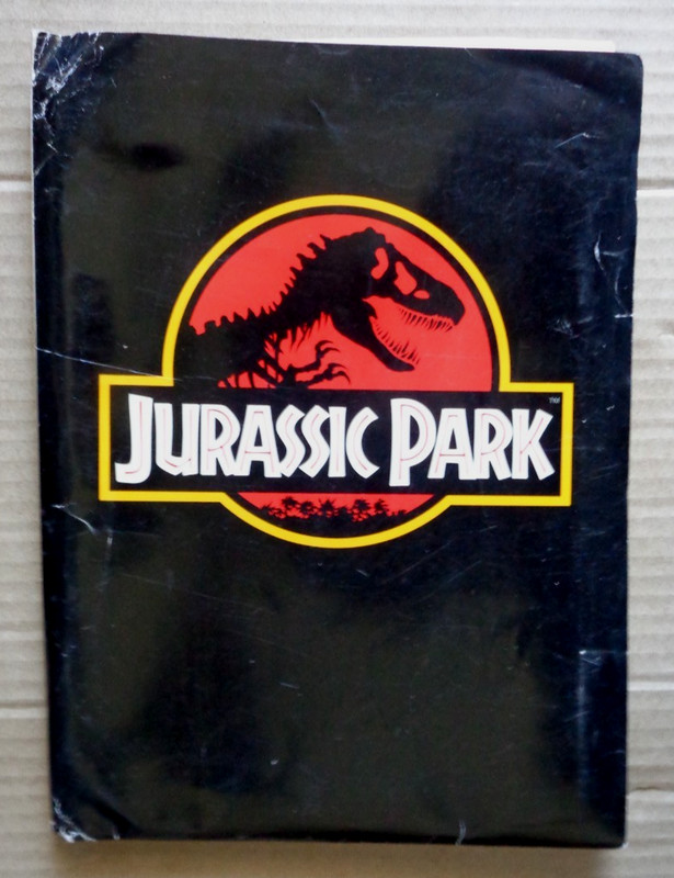 Jurassic Park 1993 press kit w/ Notes & Credits but NO photos