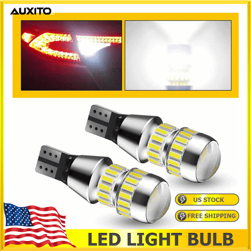 AUXITO T15 921 LED 912 Reverse Backup Light Bulbs for Ford Honda Subaru Hyundai