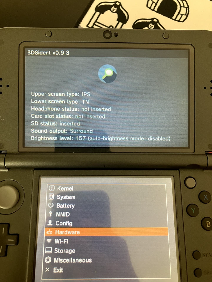 Nuevo Nintendo 3DS Top IPS, 128GB - JP Negro, Sin Arañazos, Región Cambiada a ENG Foto 4 de 4