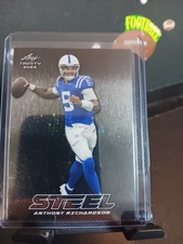 2023 Leaf Trinity (Mega Box) #S-5 Anthony Richardson Steel Stars and Dots Silver