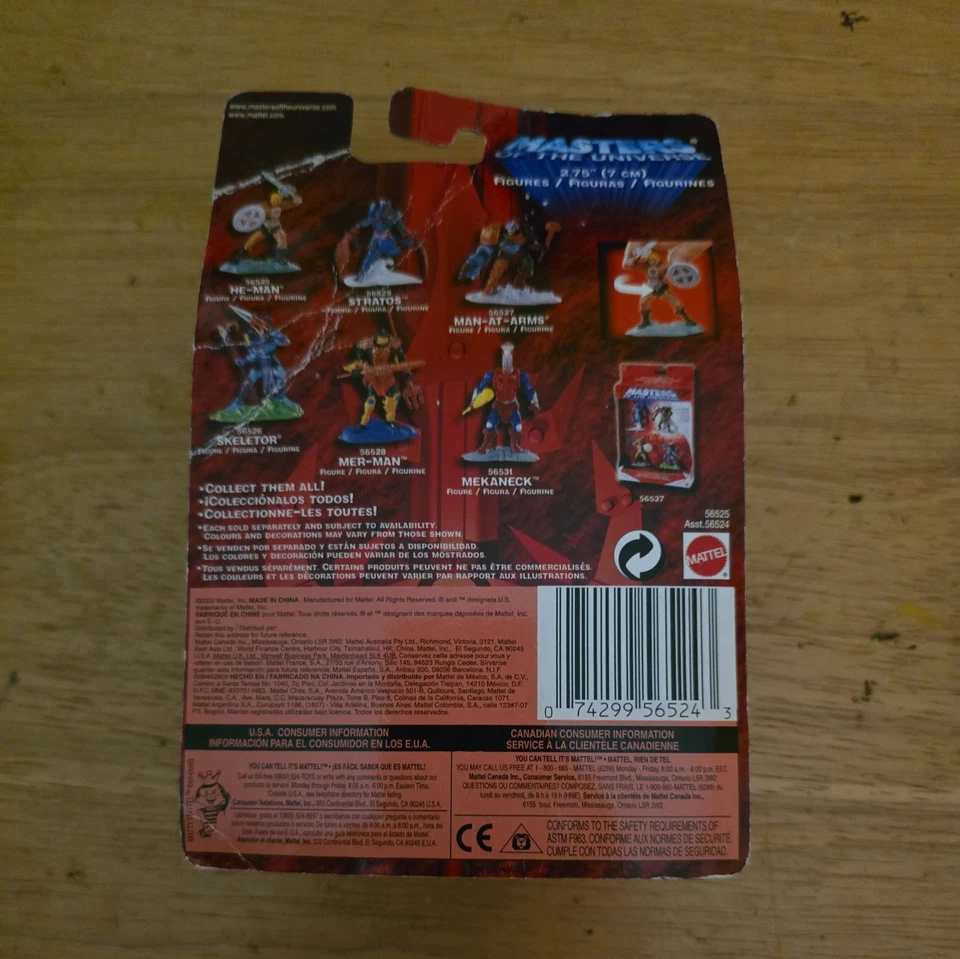 "Mini figura de acción Masters of the Universe 200X He-Man Mattel 2,75""" Foto 2 de 4