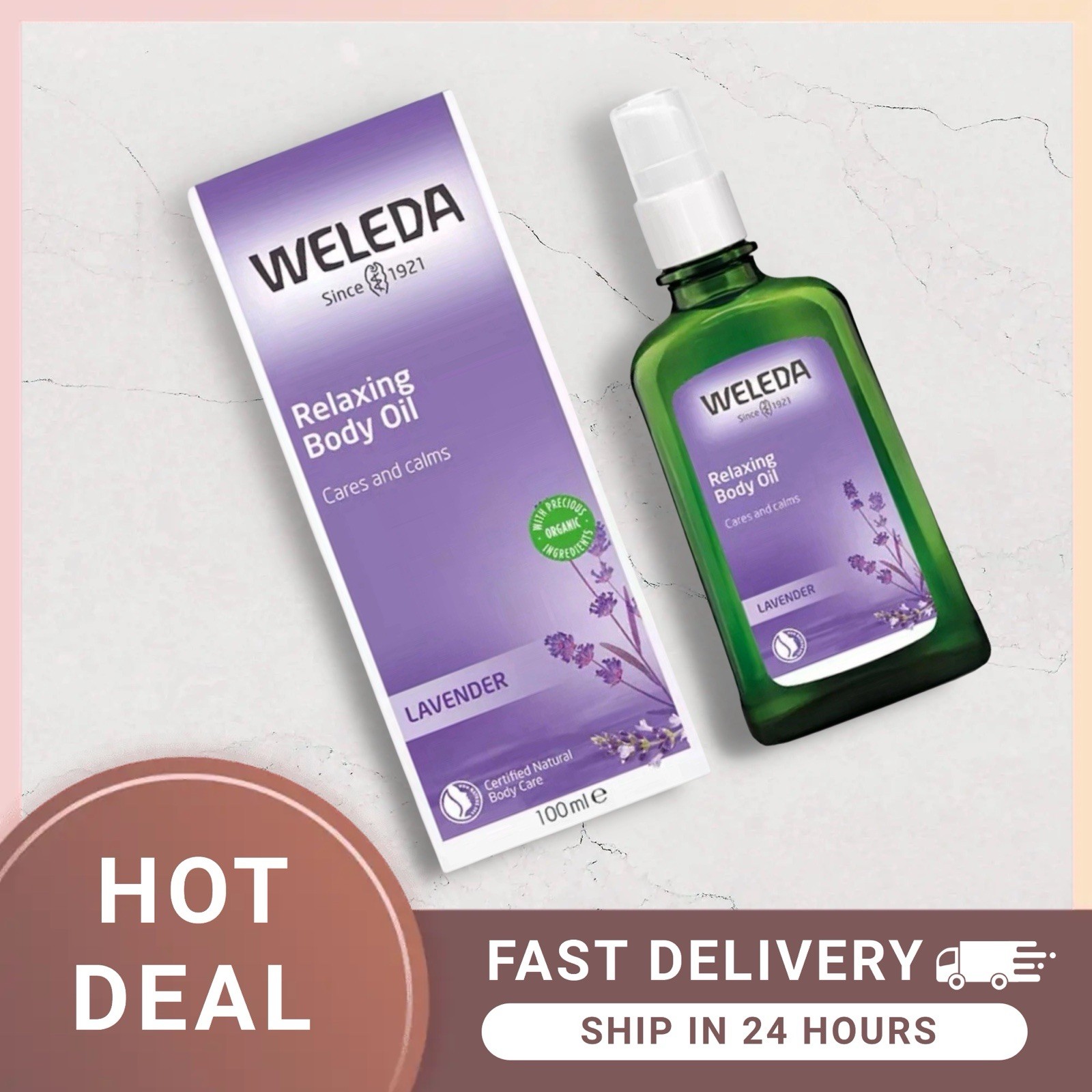 Weleda Lavender Body Oil 100Ml - Image 10