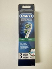    Oral-B Dual Clean Replacement Brush Heads 3-Pack   Superior Cleaning