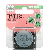 Invisi Bobble Original Traceless Hair Ring True Black 3 Pack