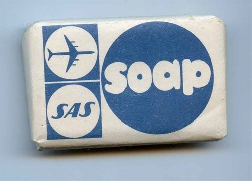 SAS Mini Soap Scandinavian Airlines Gahns Sweden