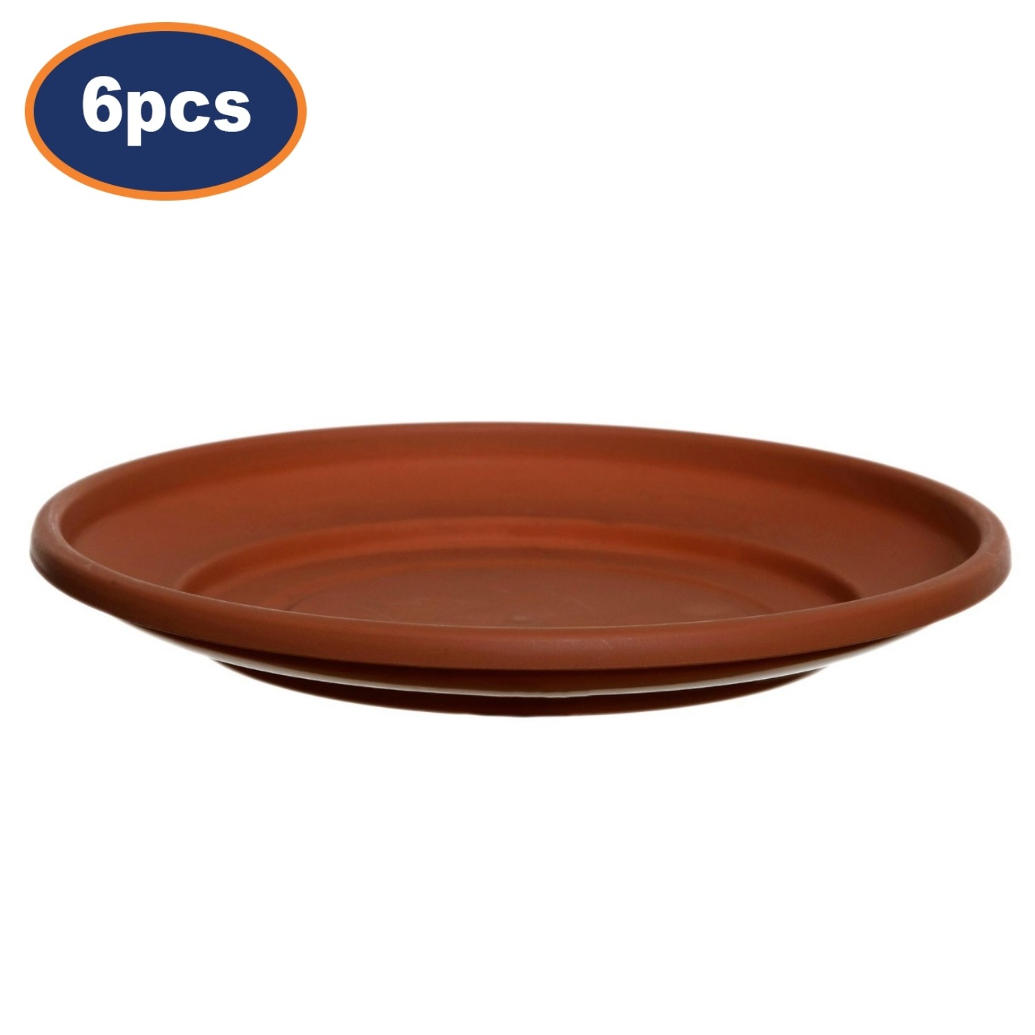 Pot Saucer Venetian Planter Round Terracotta Flower Garden Water Drip 20cm 6Pcs