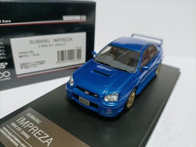 Hi Story 1:43 Subaru Impreza WRX STi 2002 resin car model | eBay