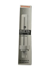 Sylvania 21113/20679 CF26DD/827/ECO CFL 26W T4 Tube 2-Pin G24d-3 27k Warm White