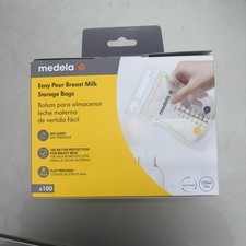 Medela Easy Pour Breastmilk Storage Bags  100 Count 210ml  100 NEW SEALED
