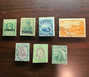 No. #1s Stamps Of The World * Barbuda * Danzig * Costa Rica * Norfolk Islands...