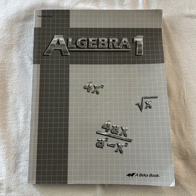 Abeka Algebra 1 Second Edition Quiz And Test Key ab2