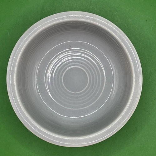 RARE VTG 1950's Genuine Fiesta HLC USA - 4.75" W and 1.5" T Gray Fruit Bowl