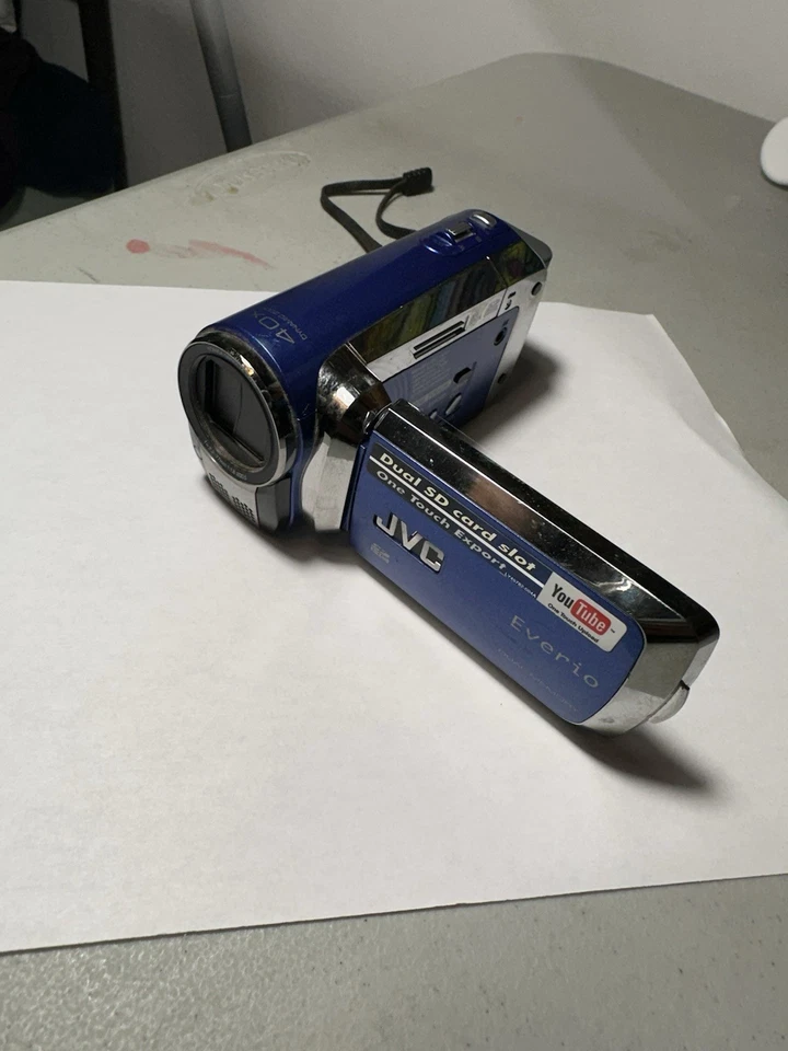 JVC Everio GZ-MS120AU Camcorder Camera Handheld Blue  - Image 2 of 4