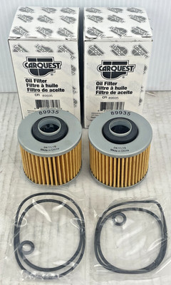89935 Engine Oil Filter fits Yamaha ATV Motorcycles in chart xref 24935 ; 2 PACK