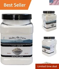 Versatile 1.25 lbs. Corn Starch - Perfect for Sauces & Soups - Reusable Storage