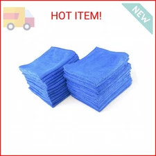 EZAUTO WRAP 25 pcs Microfiber Cleaning Cloth Towel Rag Car Polishing Scratch Fre