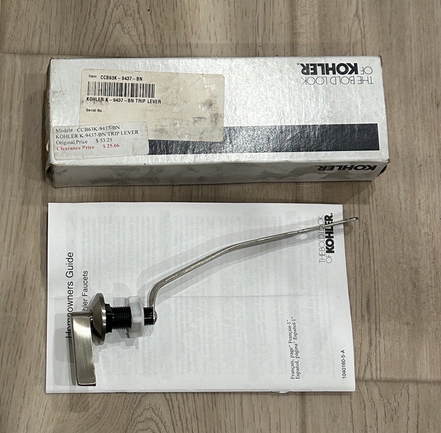 KOHLER K-9437-BN Trip Lever Vibrant Brushed Nickel