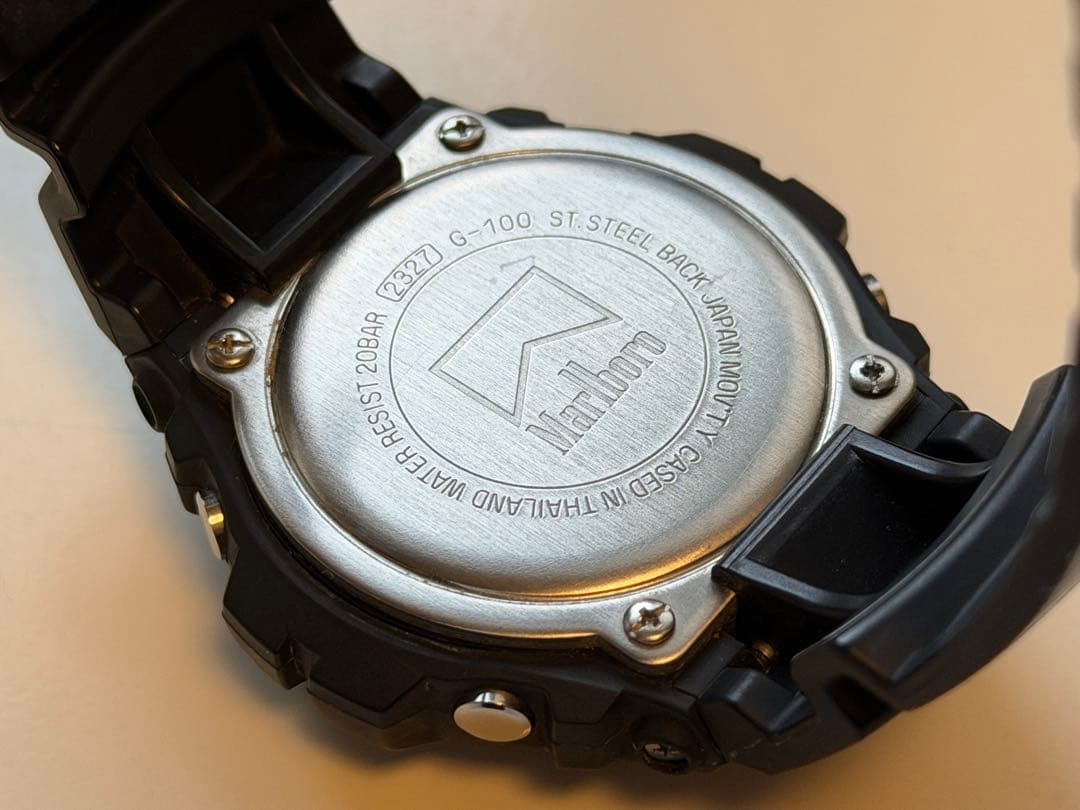 G-SHOCK マルボロG-100 G-SHOCK Marlboro G-100 Digital Analog Watch Limited Edition