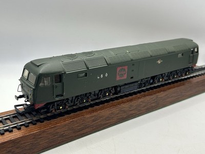 OO Hornby Custom BR Class 47 Diesel Locomotive  Shell  W/ Interior Lights - FAIR