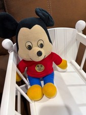 Vintage Mickey Mouse Plush Doll 1970s 70s Knickerbocker Walt Disney 13